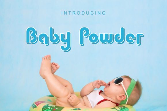 Baby Powder Font: A Joyful Display Typeface for Digital Brands