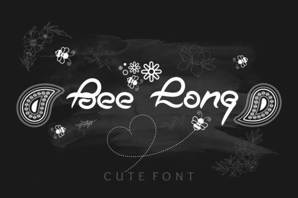 Bee Long: A Playful Display Font That Connects