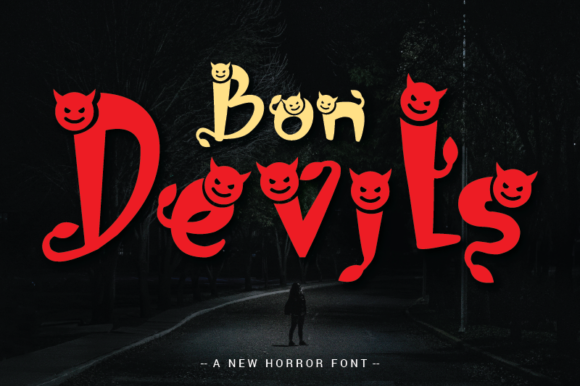 Bon Devils Font for Creative Makers