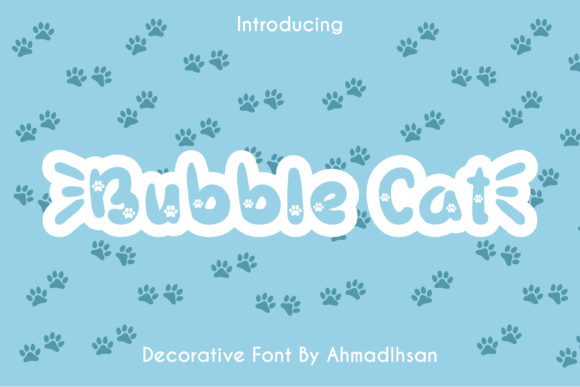 Bubble Cat: A Friendly Display Font for Editorial Design