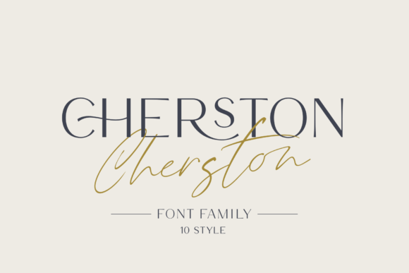 Cherston Font: Elegant Display for Editorial Design