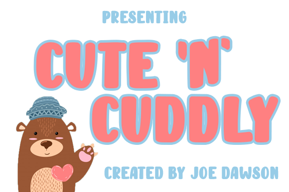 Cute n Cuddly Display Font for Handmade Charm