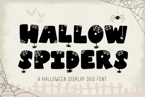 Hallow Spiders: A Display Font That Commands Attention