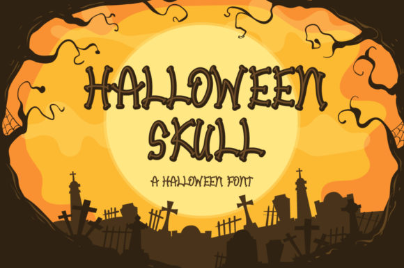 Halloween Skull: A Bold Display Font for Scroll-Stopping Campaigns