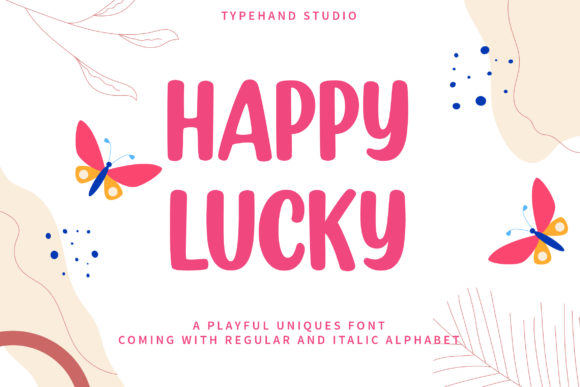 Happy Lucky Display Font for Joyful Web Design