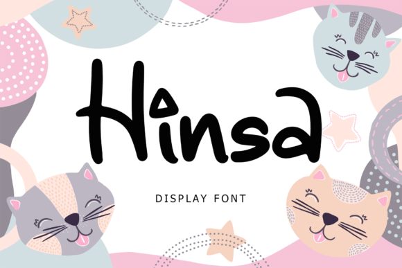 Hinsa: A Joyful Display Font