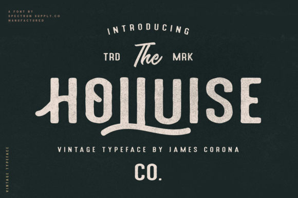 Holluise: A Display Font That Makes Your Campaigns Instantly Recognizable