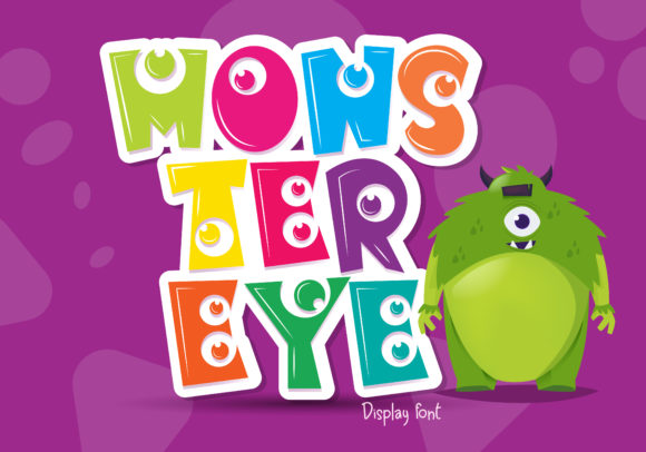 Monster Eye Font for Web Design
