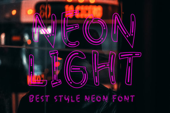 Neon Light: A Display Font That Makes Your Headlines Pop