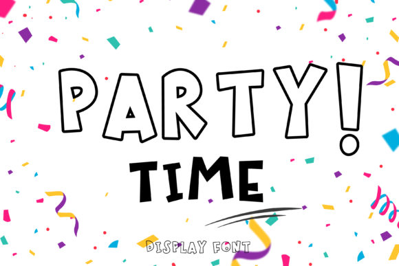 Party Time: A Friendly Display Font That Makes Your Brand Shine