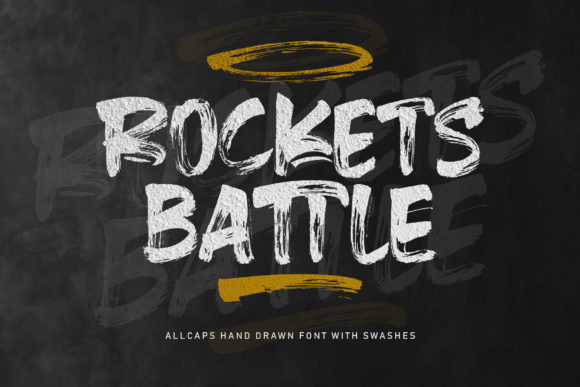 Rockets Battle: A Bold Display Font That Elevates Your Brand