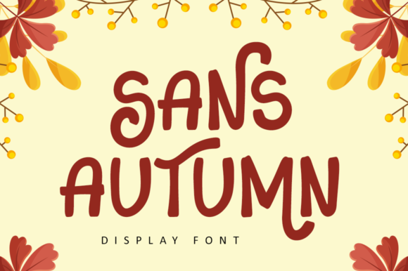 Sans Autumn: A Friendly Display Font for Small Business Branding