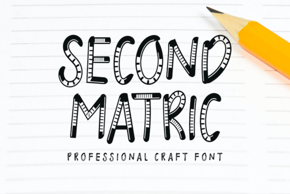 Second Matric: A Display Font That Delivers Personality at First Glance