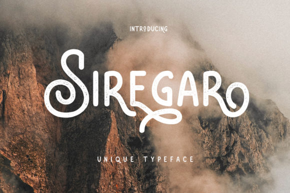 Siregar: A Vintage Display Font for Creative Projects
