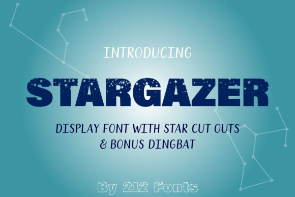 Stargazer: A Bold Display Font