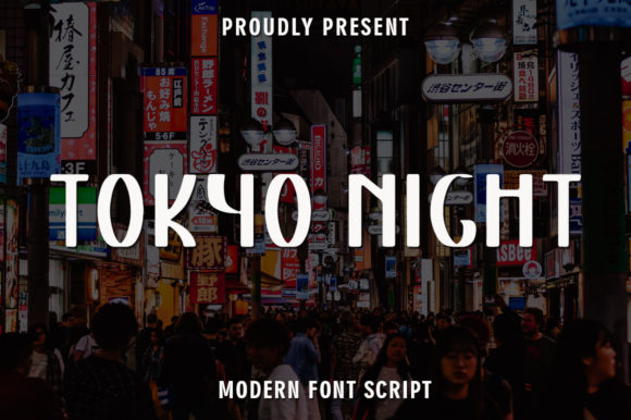 Tokyo Night: A Versatile Display Font