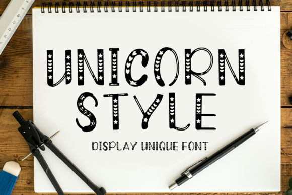 Unicorn Style: A Playful Display Font for Editorial Charm