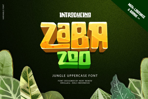 Zaba Zoo: A Friendly Font for Bold Campaigns